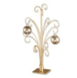 Ornament Hanger - 15 Ornaments - Gold - Up To 4.5in Ornament