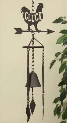 Rooster Windchime - Cluck - 30in