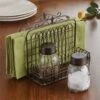 Park Designs Salt, Pepper & Napkin Holder - Garden Gate - 6in