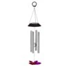 Solar Wind Chime - LED Butterfly With Chimes - 26 Inch