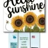 Sunflower Welcome Sign For Yard - Hello Sunshine - 8in