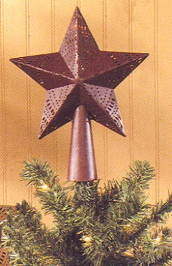 Park Designs Tree Topper - Red Star - 7in