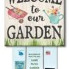 Welcome To Our Garden Sign - 8in