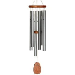 Woodstock Windchimes - Amazing Grace Chime - Medium - Silver